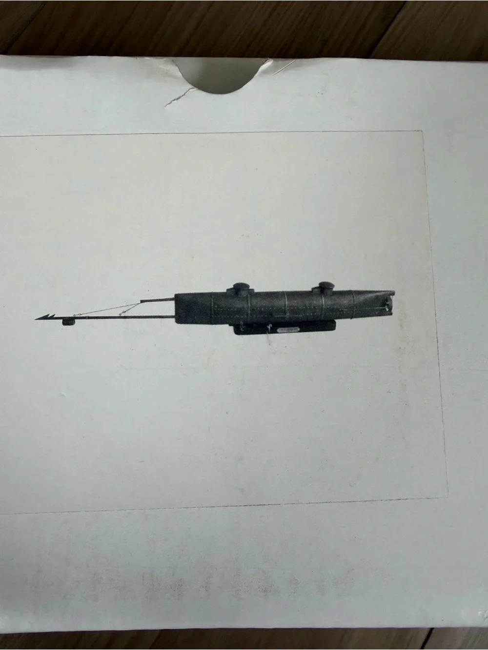 NIB Berkeley Designs Civil War Submarine Display Model H.L. Hunley USA Navy 1864